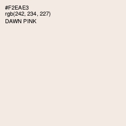 #F2EAE3 - Dawn Pink Color Image